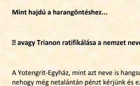 Mint hajdú a harangöntéshez...