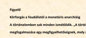 Körforgás a feudálistól ...