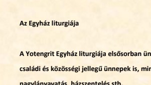 Az Egyház liturgiája
