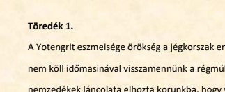 Töredék 1.